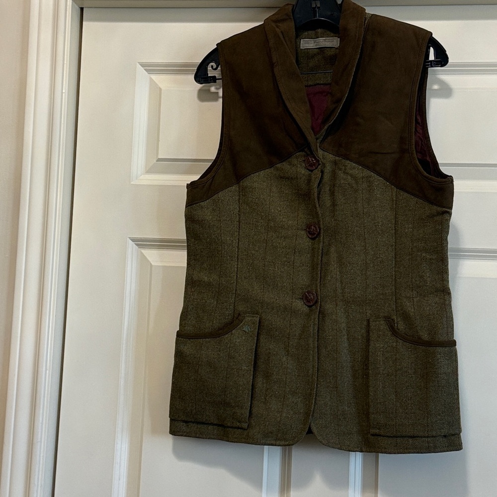Laken Shooting vest/waistcoat size 38, shell 100% wool, Teflon coated
